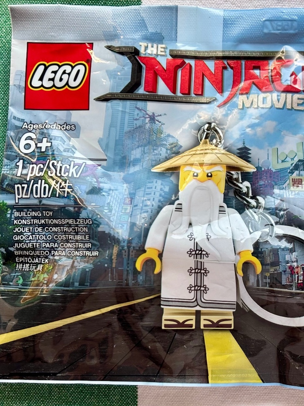 LEGO Ninjago Master Wu Key Chain polybag 5004915 UNOPENED/UNUSED